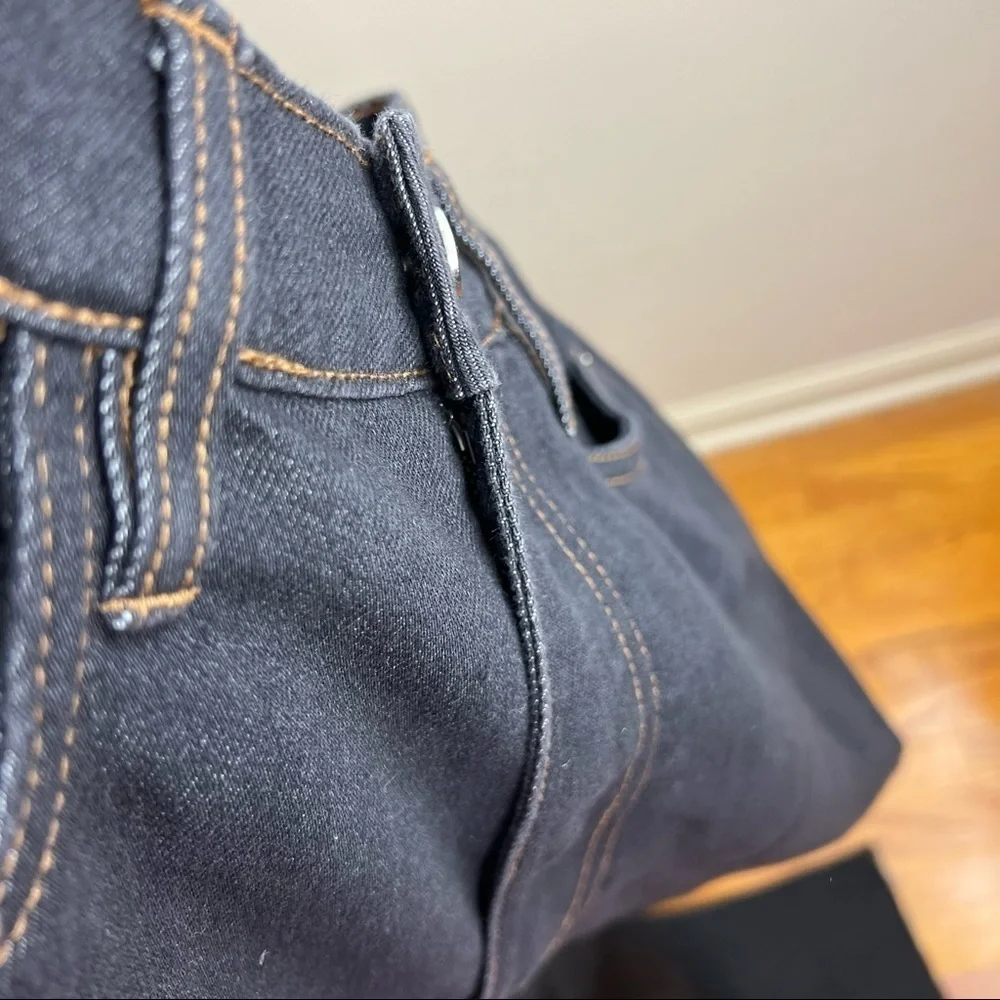 NWT WeWoreWhat High Rise Dad Jean‎ in Dani Blue & Black